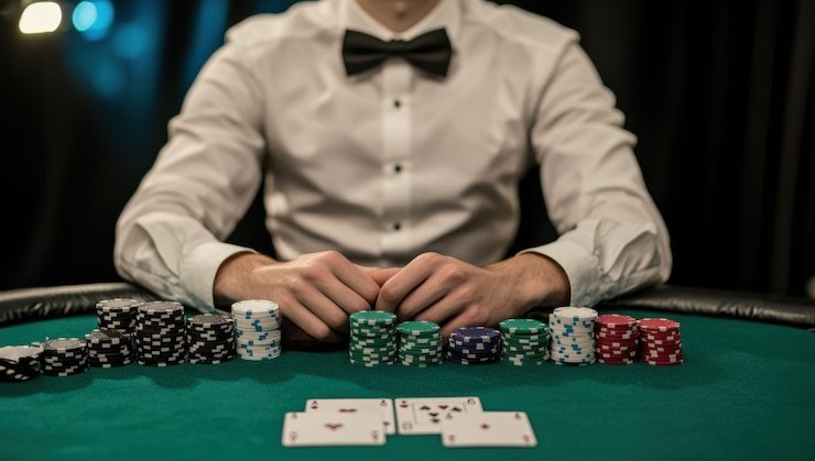 Tampilan antarmuka Live Casino hyperslot di smartphone dengan meja Roulette aktif